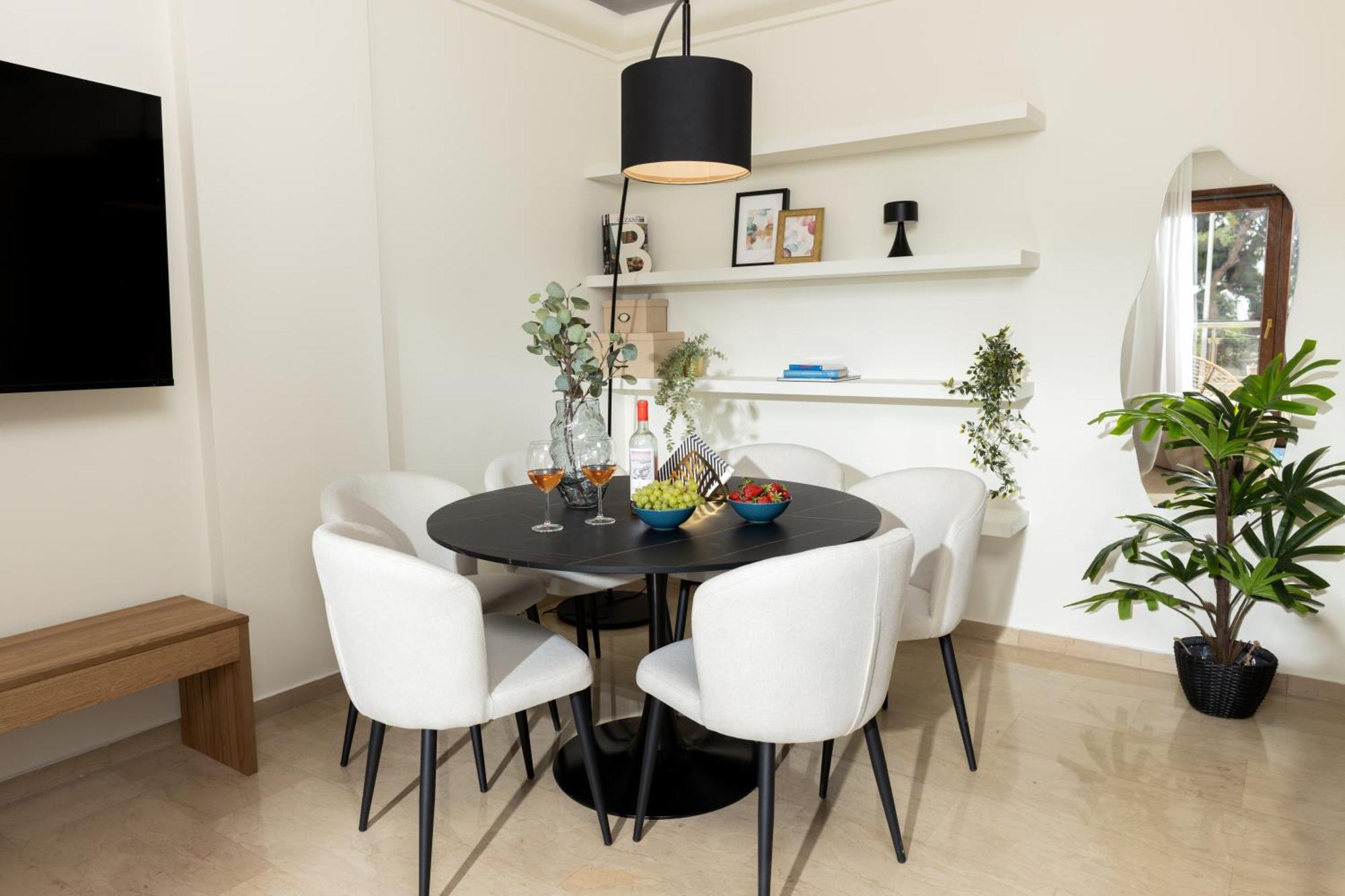 Champagne Sea View Apartment By Binobi! Szaloniki Kültér fotó