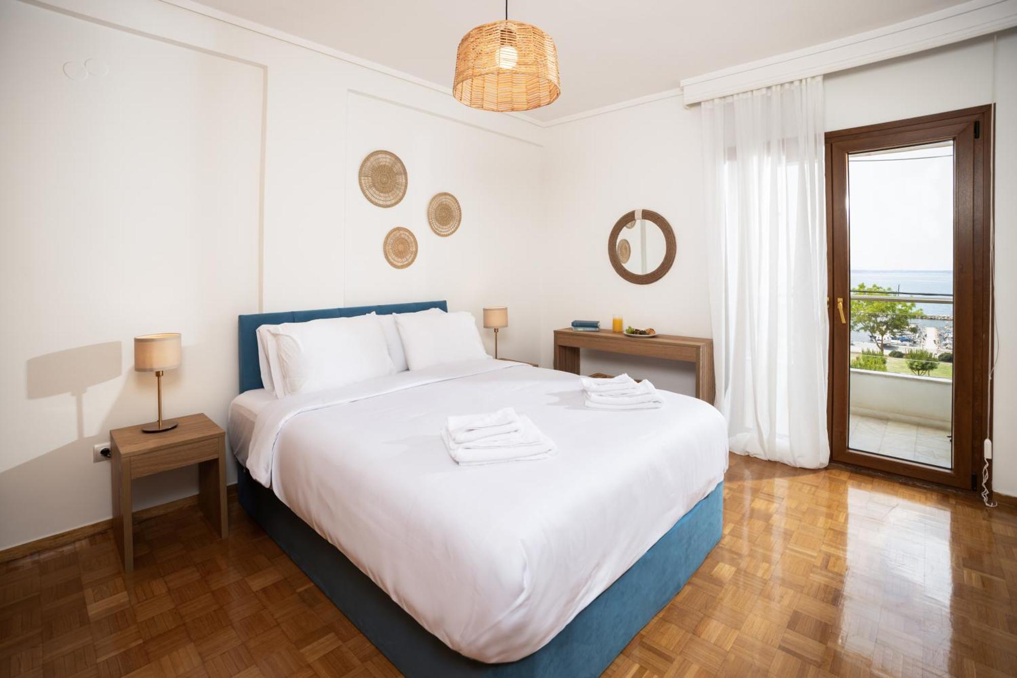 Champagne Sea View Apartment By Binobi! Szaloniki Kültér fotó