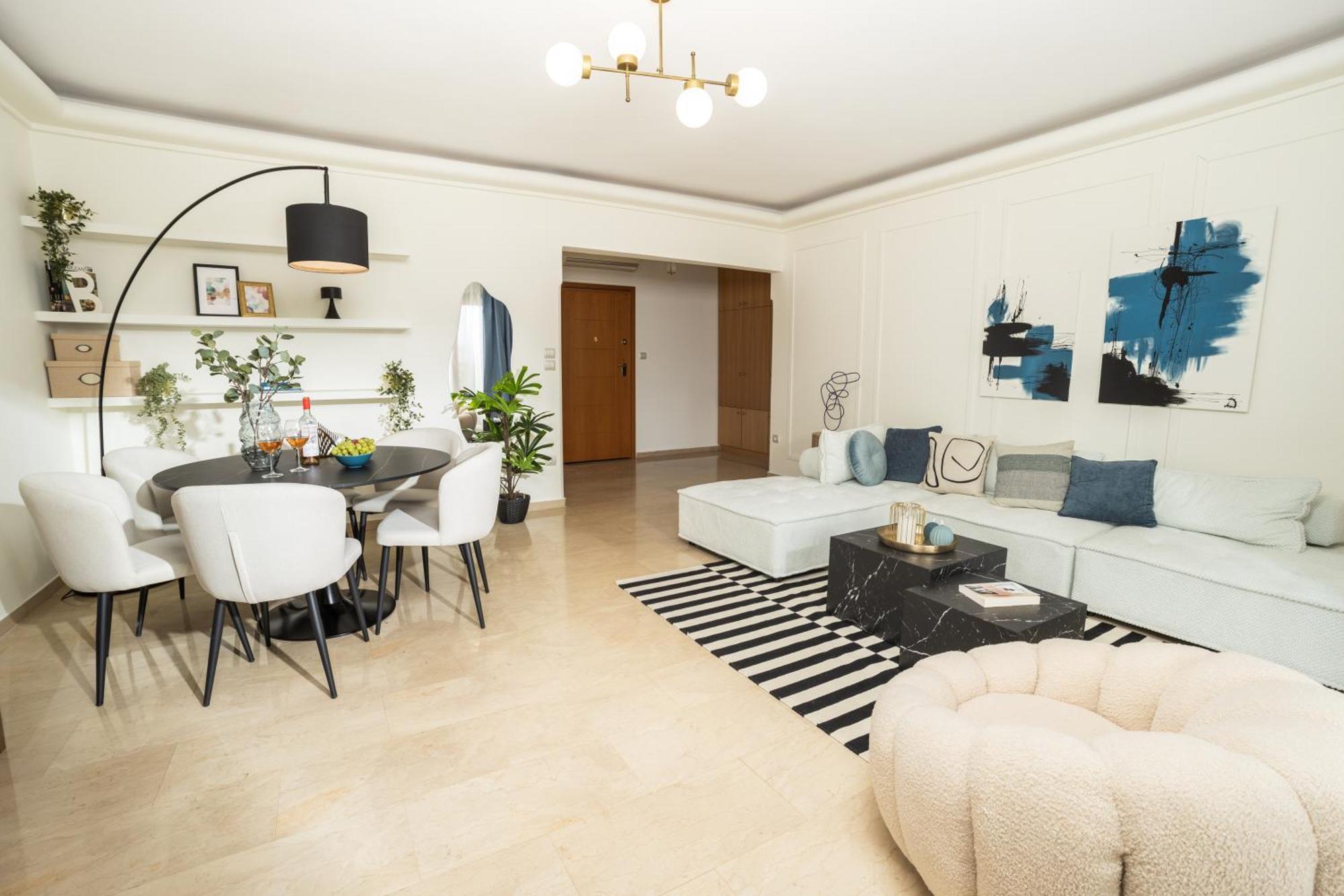 Champagne Sea View Apartment By Binobi! Szaloniki Kültér fotó